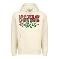 Snowflakes And Christmas Cakes Premium Hoodie | Teevron
