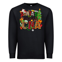 Black santa's favorite cna Premium Sweatshirt - Zillion Design Studio