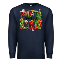Navy santa's favorite cna Premium Sweatshirt - Zillion Design Studio