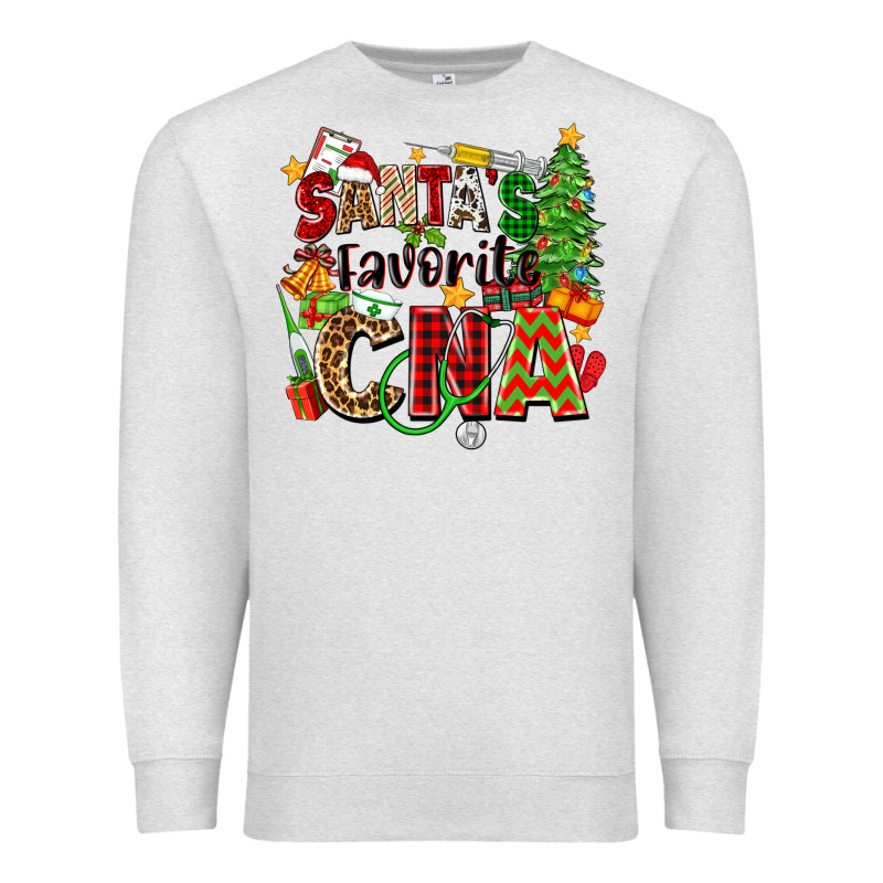 Santa's Favorite Cna Premium Sweatshirt by Zillion Design Studio | Teevron
