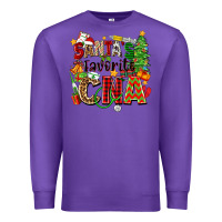 Purple santa's favorite cna Premium Sweatshirt - Zillion Design Studio