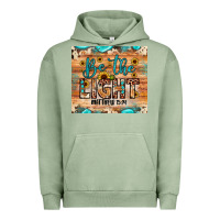 Pigment Oil Green be the light matthew 5 14 Urban Hoodie - JahusDesignShop