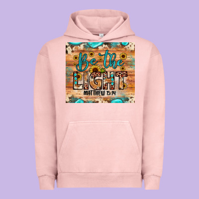 Be The Light Matthew 5 14 Urban Hoodie Designed By Jahusdesignshop