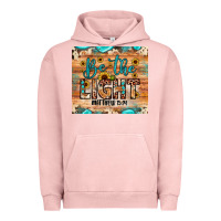 Pigment Salmon be the light matthew 5 14 Urban Hoodie - JahusDesignShop