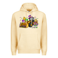 Pina Colada mardi gras gnome bulldozer Premium Hoodie - JahusDesignShop