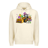 Sandshell mardi gras gnome bulldozer Premium Hoodie - JahusDesignShop
