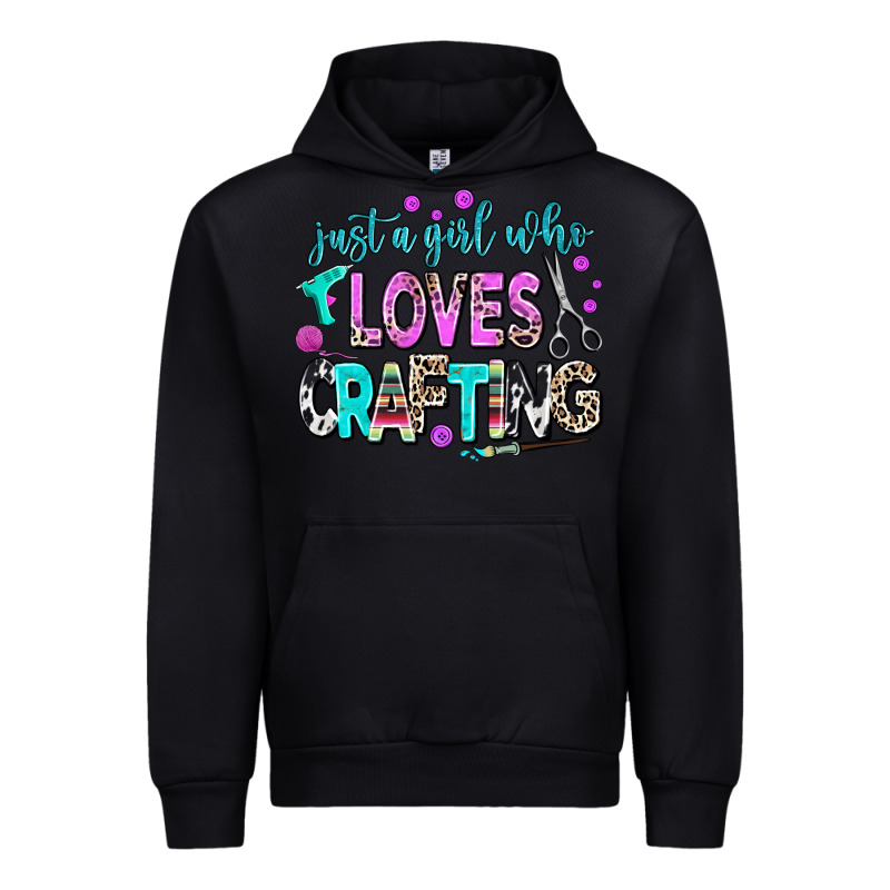 Just A Girl Who Loves Crafting Urban Hoodie by AdoDesignShop | Teevron