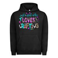 Pigment Black just a girl who loves crafting Urban Hoodie - AdoDesignShop