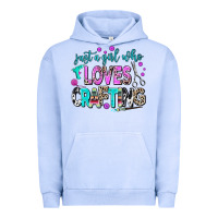 Pigment Grape Ice just a girl who loves crafting Urban Hoodie - AdoDesignShop