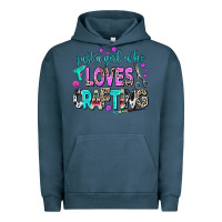 Pigment Midnight Navy just a girl who loves crafting Urban Hoodie - AdoDesignShop