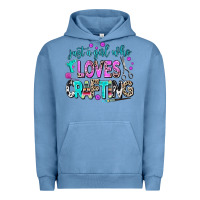 Pigment Pebble Blue just a girl who loves crafting Urban Hoodie - AdoDesignShop