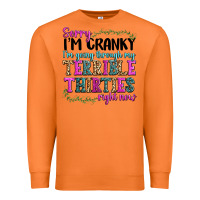 Carrot sorry im cranky im going through my terrible thirties right now Premium Sweatshirt - texasbilliewilder