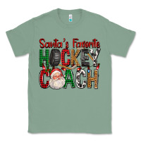 Sage Santa's Favorite Hockey Coach For Christmas Classic Tee - FaDigitalArtStudio
