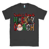Smoke Santa's Favorite Hockey Coach For Christmas Classic Tee - FaDigitalArtStudio