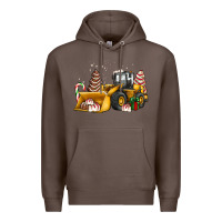 Coffee little debbie tree cakes bulldozer Premium Hoodie - JahusDesignShop
