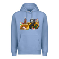 Colony Blue little debbie tree cakes bulldozer Premium Hoodie - JahusDesignShop