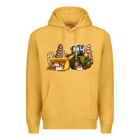 Mustard little debbie tree cakes bulldozer Premium Hoodie - JahusDesignShop