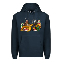 Navy little debbie tree cakes bulldozer Premium Hoodie - JahusDesignShop