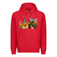 Red little debbie tree cakes bulldozer Premium Hoodie - JahusDesignShop