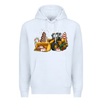 White little debbie tree cakes bulldozer Premium Hoodie - JahusDesignShop