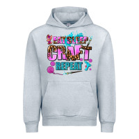 Heather Grey eat sleep craft repeat Urban Hoodie - AdoDesignShop
