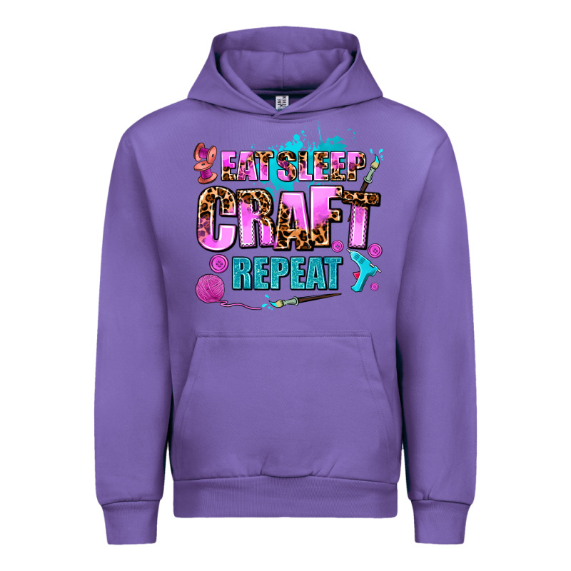 Eat Sleep Craft Repeat Urban Hoodie by AdoDesignShop | Teevron
