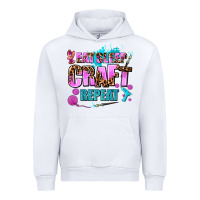 White eat sleep craft repeat Urban Hoodie - AdoDesignShop