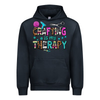 Navy crafting is my therapy Urban Hoodie - AdoDesignShop