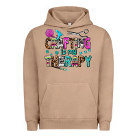 Pigment Burro crafting is my therapy Urban Hoodie - AdoDesignShop