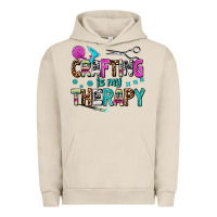 Pigment French Oak crafting is my therapy Urban Hoodie - AdoDesignShop