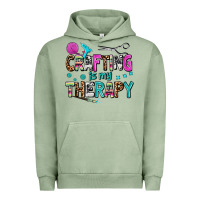 Pigment Oil Green crafting is my therapy Urban Hoodie - AdoDesignShop