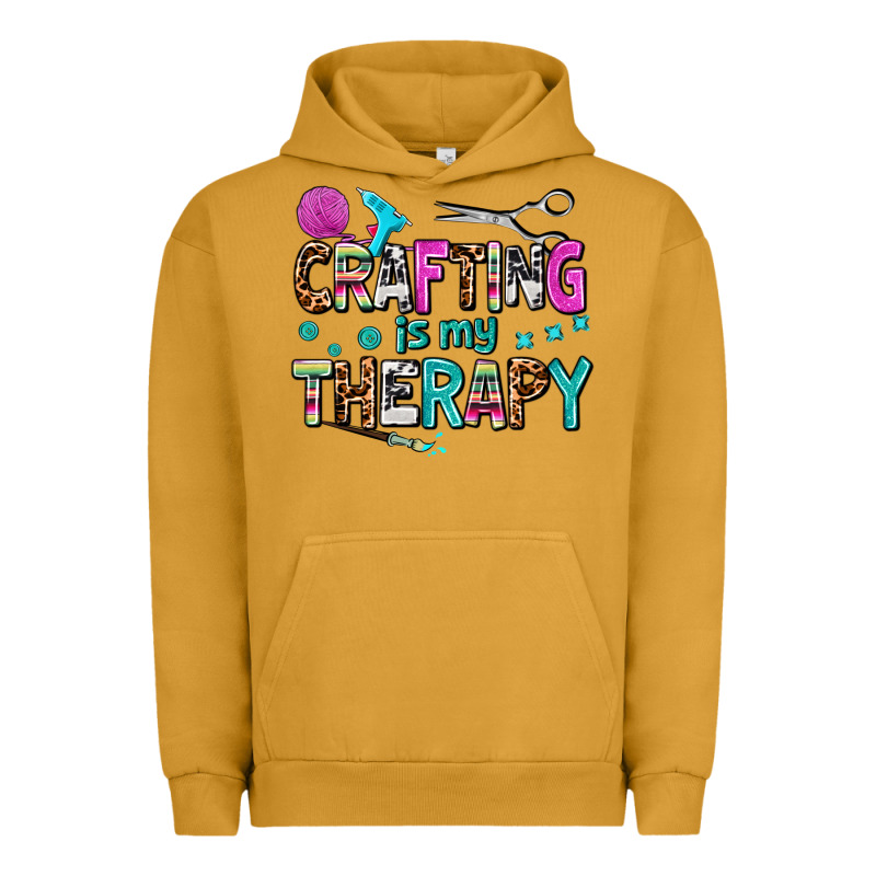 Crafting Is My Therapy Urban Hoodie by AdoDesignShop | Teevron