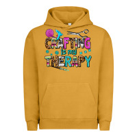 Pigment Peanut Butter crafting is my therapy Urban Hoodie - AdoDesignShop