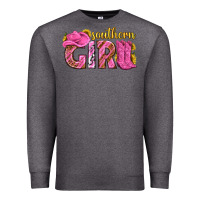 Charcoal Heather southern girl western Premium Sweatshirt - texasbilliewilder