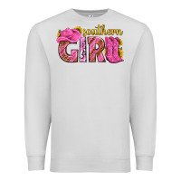 Dove Grey southern girl western Premium Sweatshirt - texasbilliewilder