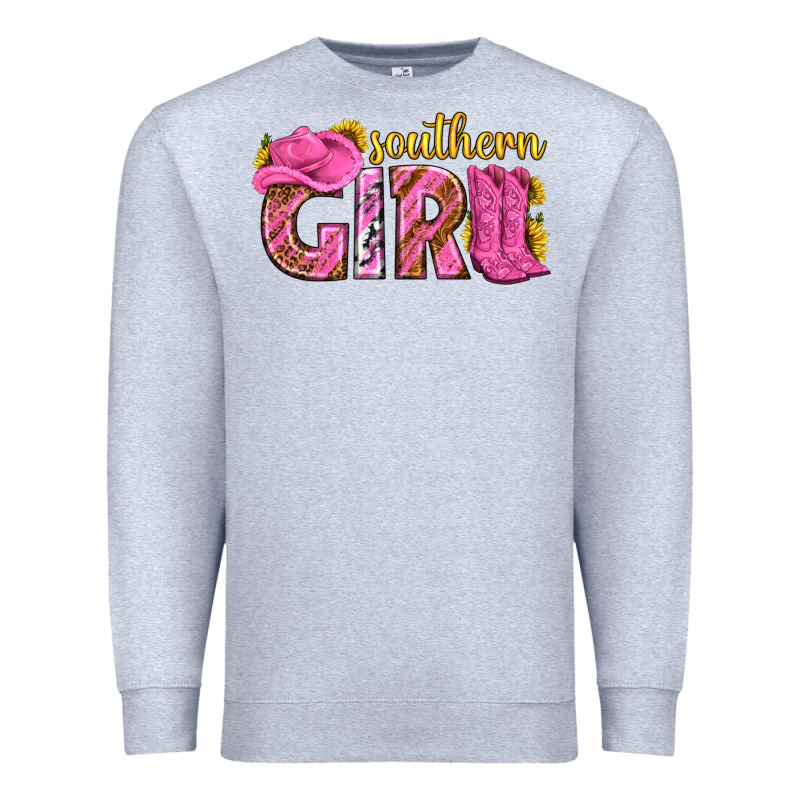 Southern Girl Western Premium Sweatshirt by texasbilliewilder | Teevron