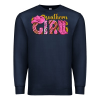 Navy southern girl western Premium Sweatshirt - texasbilliewilder