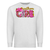 Oatmeal Heather southern girl western Premium Sweatshirt - texasbilliewilder