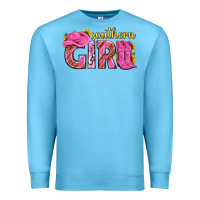 Ocean Blue southern girl western Premium Sweatshirt - texasbilliewilder