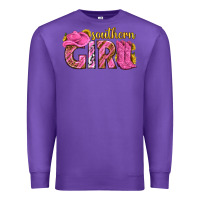Purple southern girl western Premium Sweatshirt - texasbilliewilder