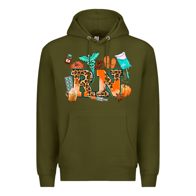 Rn Registered Nurse Premium Hoodie by AdoDesignShop | Teevron