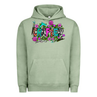Pigment Oil Green crafter Urban Hoodie - AdoDesignShop