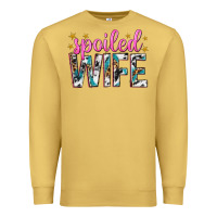 Antique Gold spoiled wife Premium Sweatshirt - texasbilliewilder
