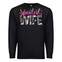 Black spoiled wife Premium Sweatshirt - texasbilliewilder