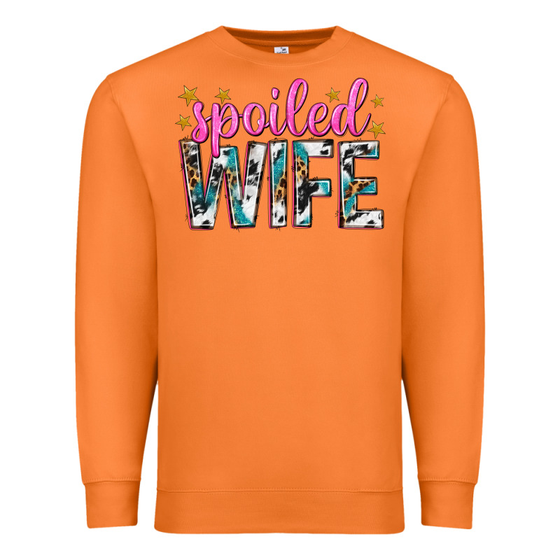 Spoiled Wife Premium Sweatshirt by texasbilliewilder | Teevron