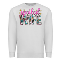 Dove Grey spoiled wife Premium Sweatshirt - texasbilliewilder