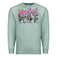 Seafoam spoiled wife Premium Sweatshirt - texasbilliewilder
