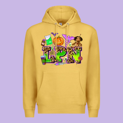 Lpn Halloween Nurse With Premium Hoodie Designed By Adodesignshop