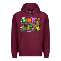 Burgundy lpn halloween nurse with Premium Hoodie - AdoDesignShop