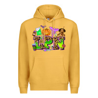 Mustard lpn halloween nurse with Premium Hoodie - AdoDesignShop